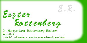 eszter rottenberg business card